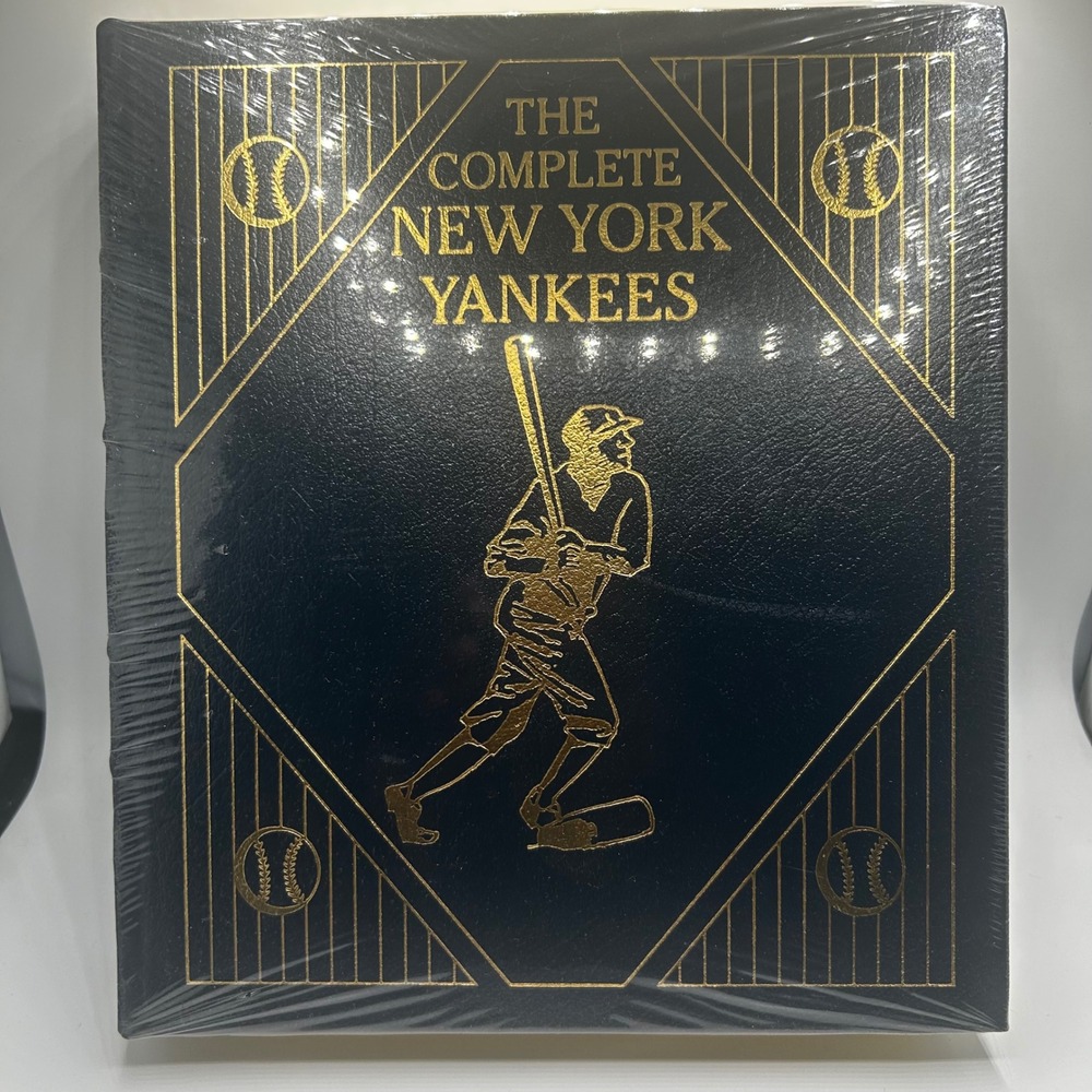 Easton Press The Complete New York Yankees Gold Gilded Leather Bound Sealed‎